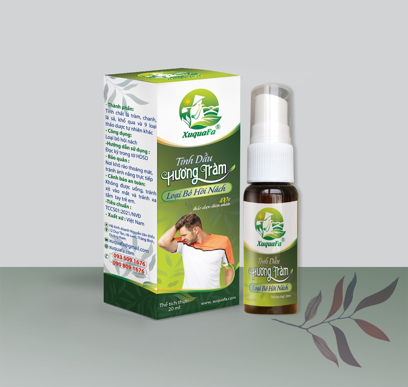 Tạm biệt hôi nách với tinh dầu hương tràm