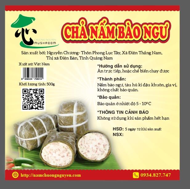 Chả Nấm Bào Ngư