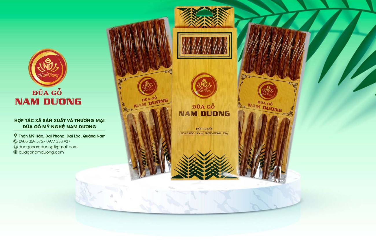 Đũa gỗ mỹ nghệ Nam Dương