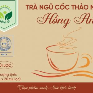 Trà ngũ cốc thảo mộc Hồng An (Túi lọc)